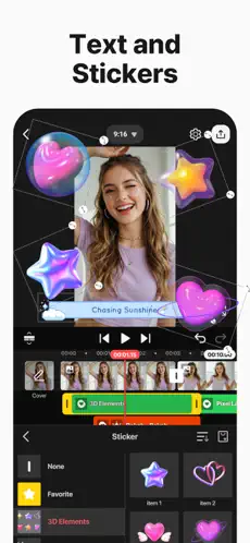 KineMaster AI editing tools screenshot from the App Store